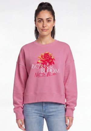 watapparel, BORN TO BLOOM - Sweater - bubble pink