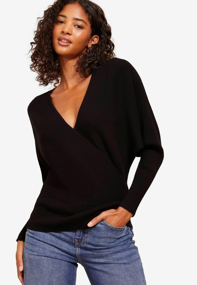 Friends Like These BALLET WRAP - Strickpullover - black