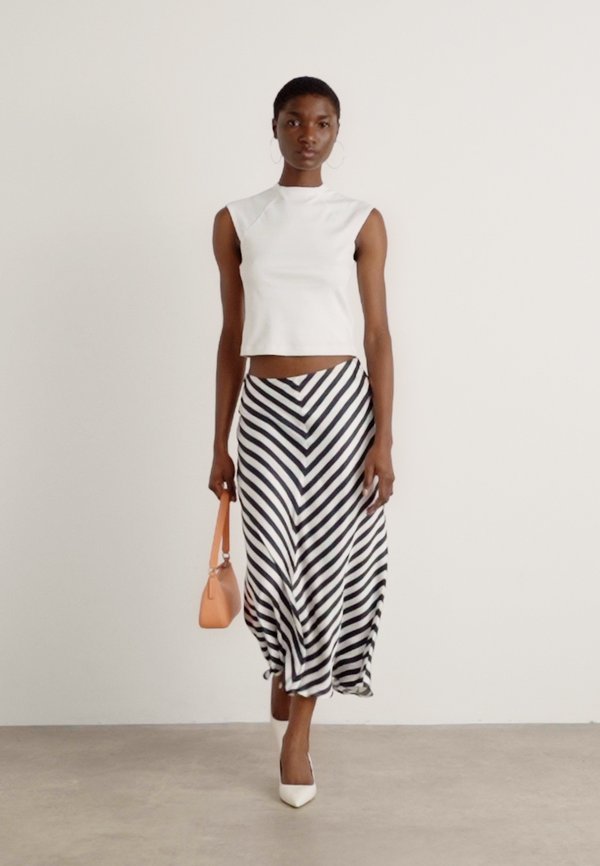 CHEVRON STRIPED SKIRT - A-line skirt2