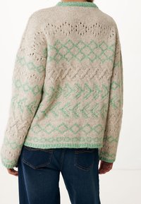 Mexx Stickad tröja - off-white