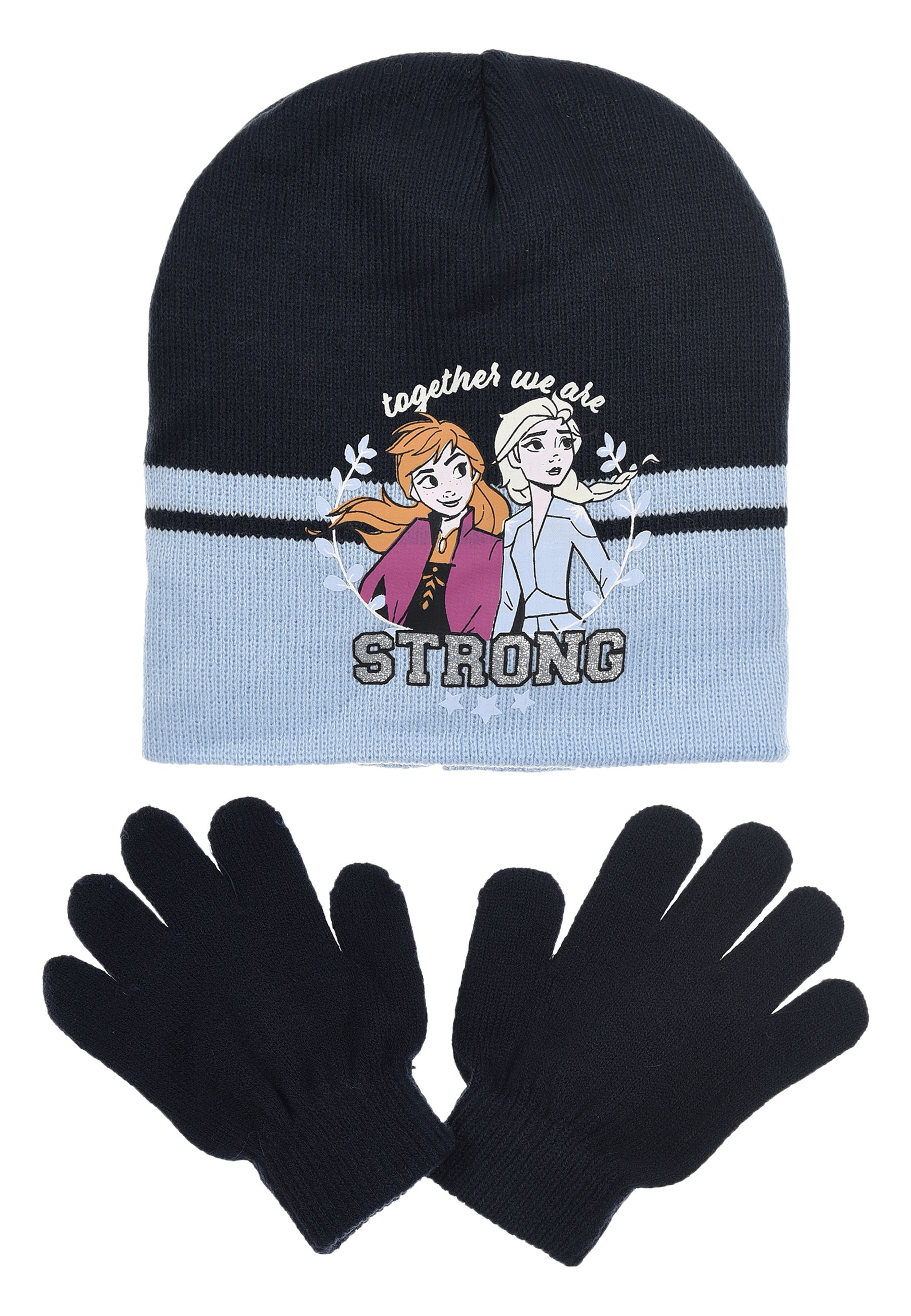 Disney FROZEN WINTERSET MTZE HANDSCHUHE - Fingerhandschuh - blau - Zalando