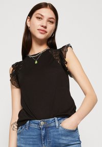 JDY JDYDERIN - Μπλουζάκι με στάμπα - black