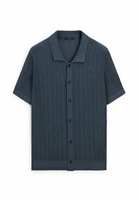 Massimo Dutti SHORT SLEEVE - Shirt - dark blue
