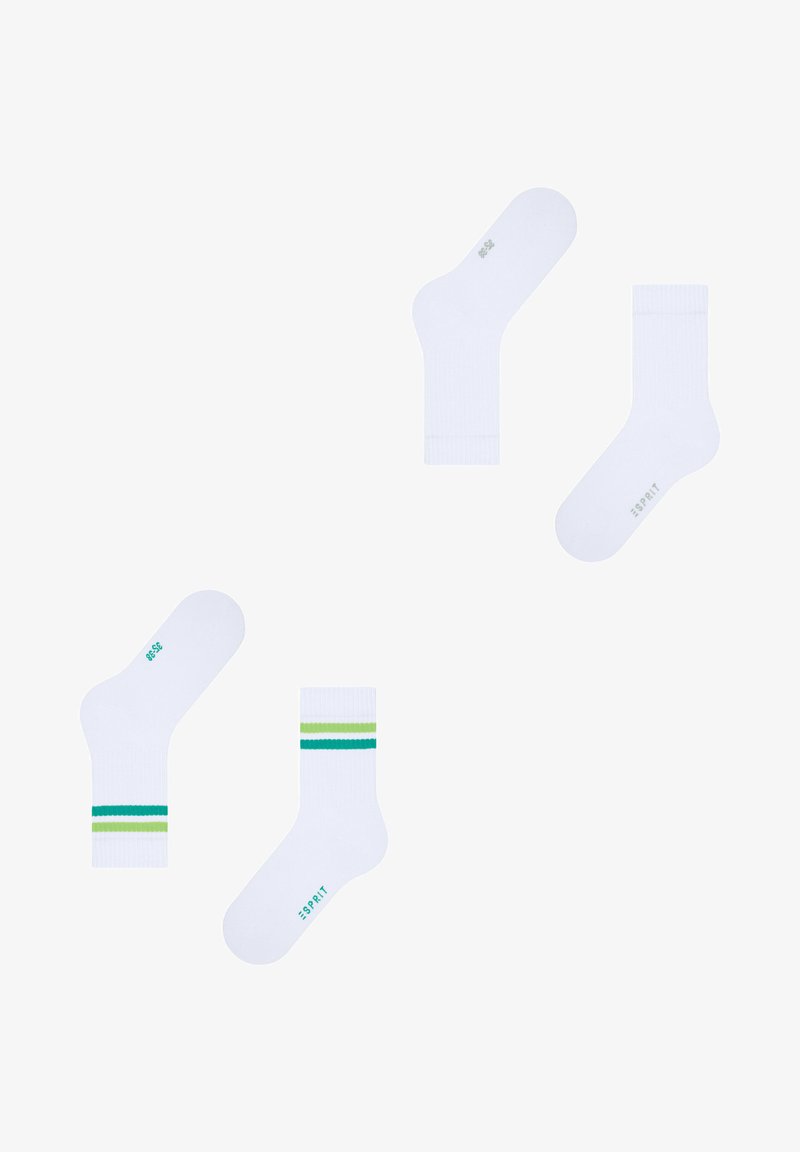 Esprit Tennis Stripe 2-Pack - Socken - raw white