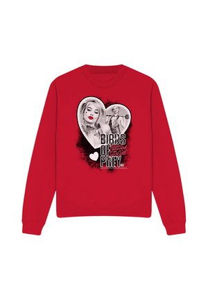 Cotton Soul, BIRDS OF PREY HEART HARLEY - Sweatshirt - red