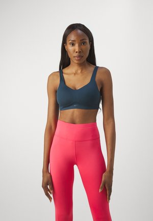 ALATE MIT STARKEM HALT - High support sports bra - armory navy white