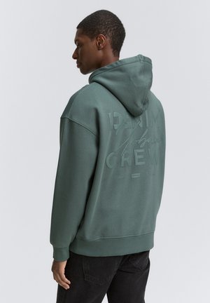Kapuzenpullover - washed jasper green