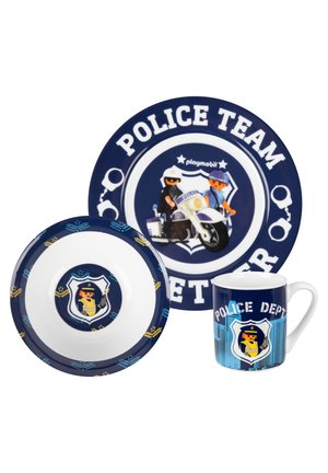 Playmobil SET FÜR-POLICE TEAM POLIZEI GESCHIR - Kids' tableware set - blue