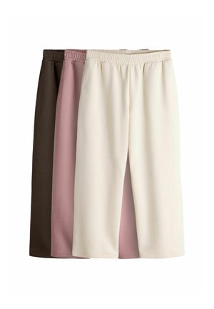 Nadrágok - chocolate brown pink cream