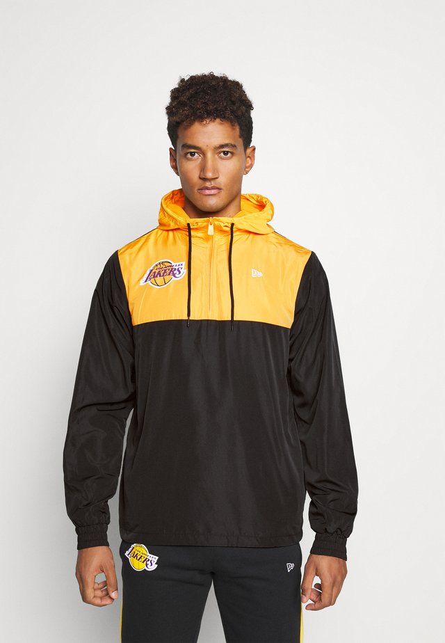 LOS ANGELES LAKERS NBA COLOUR BLOCK - Veste coupe-vent - black/gold