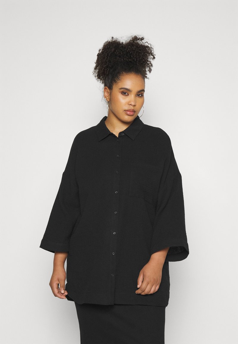 Object Curve - OBJCARINA 3/4 TUNIC 127 CUR PLUS SIZE - Pluus - black, Suurenda