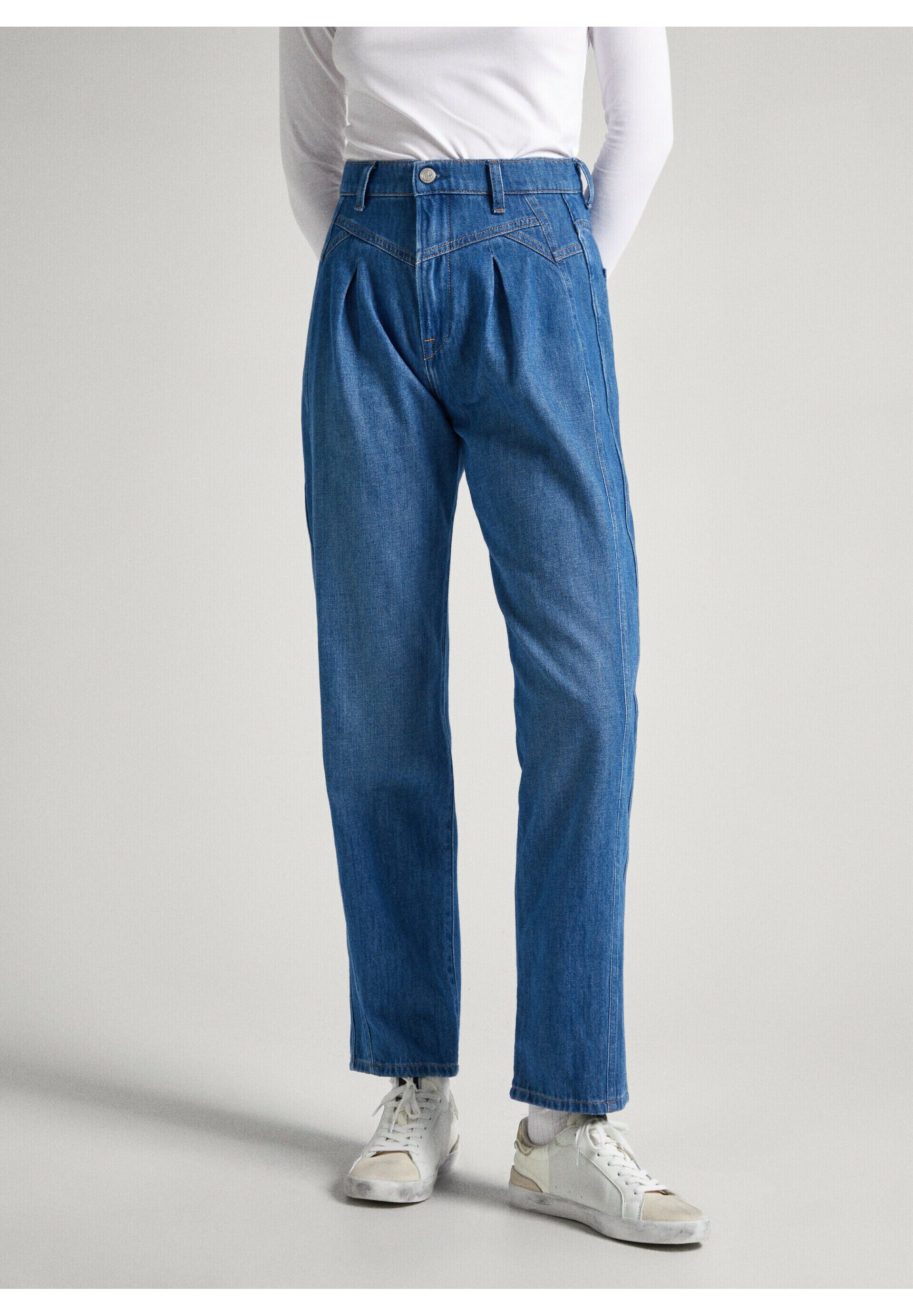Jean Droit PEPE JEANS Homme - W34 L32 - Bleu Marine - Coupe Régulière