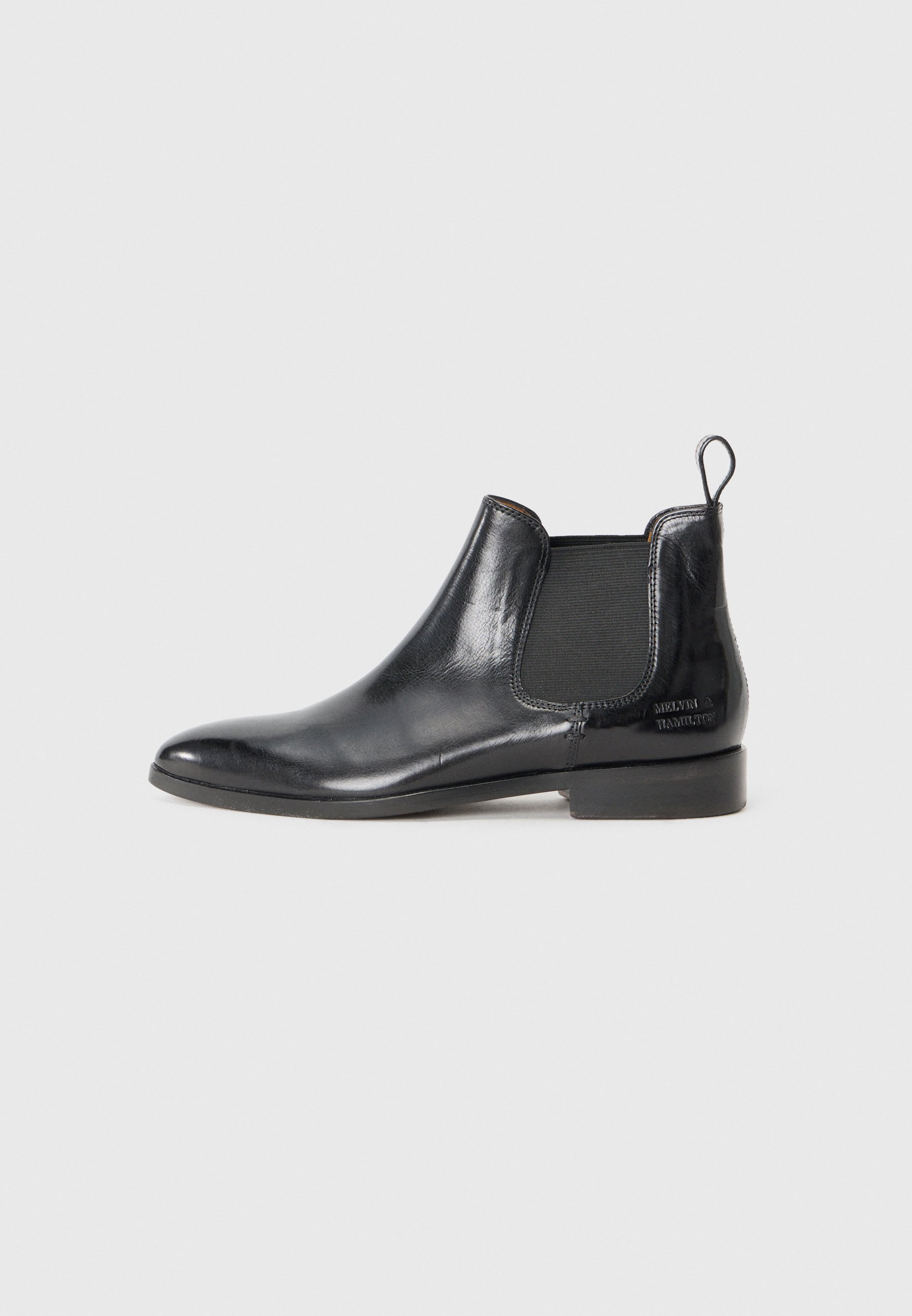 Bottines Homme Melvin & Hamilton Tout Cuir Noir - Taille 48 EU, Très Bon état
