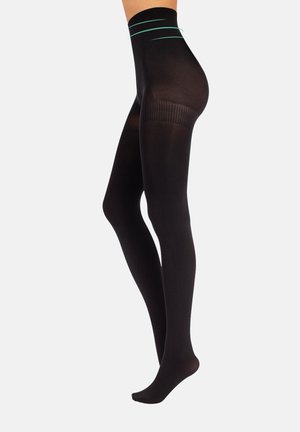 Calzitaly High Waist Tights Control Top Shaping Nylons, 20 Denier Pantyhose  