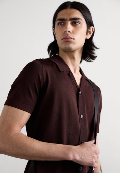 sandro SHIRT - Camicia - marron foncé