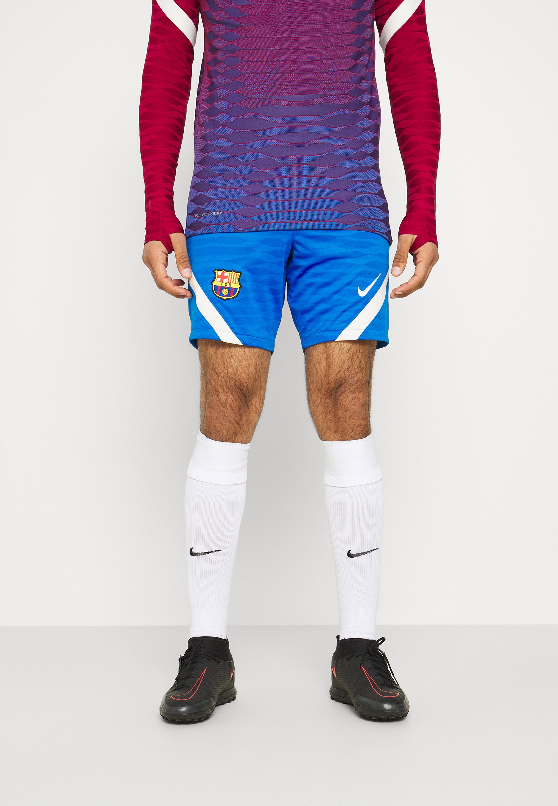 Nike Performance FC BARCELONA SHORT - Club wear - soar/pale ivory/pale  ivory/blue - Zalando.co.uk