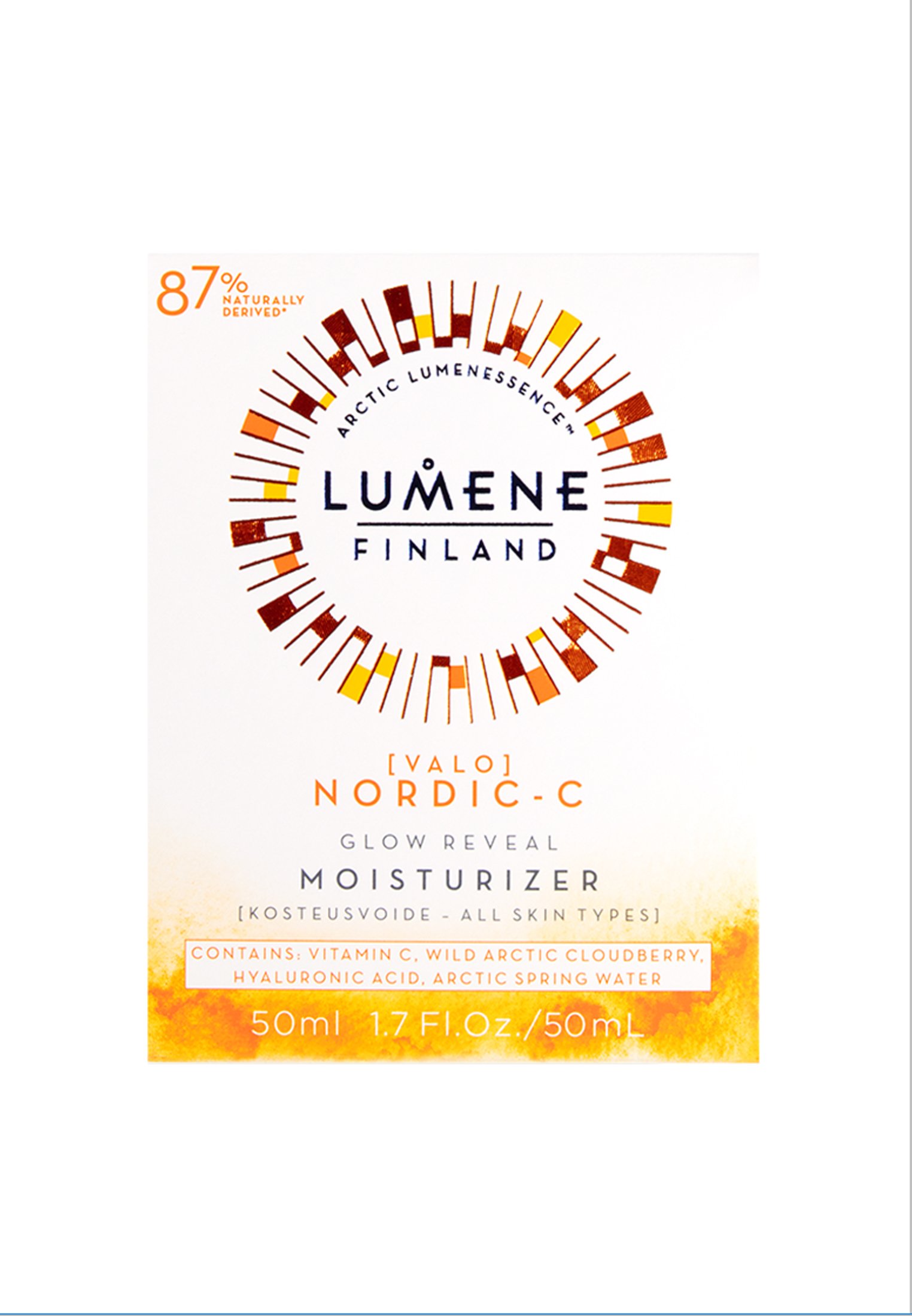lumene nordic c glow reveal moisturiser