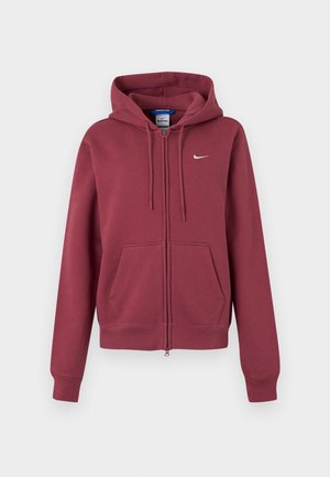 Nike Sportswear, W NK STDO FLC MW STD FZ HDY - Sweatjakke - pink smoke/sail
