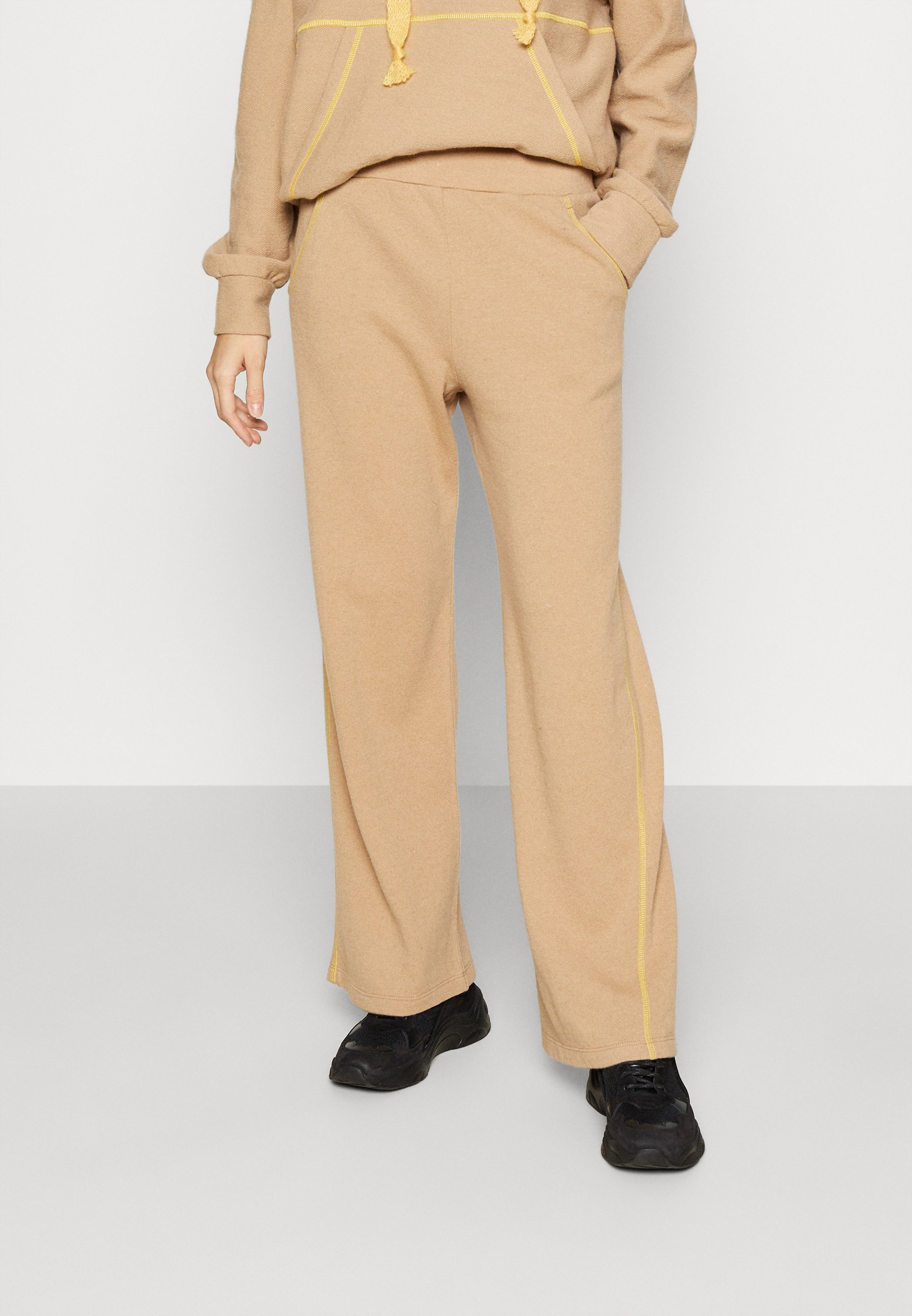 MAX\u0026Co. CONFERMA - Pantaloni - camel/nero - Zalando.it