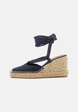 Polo Ralph Lauren WEDGE - Telitalpú szandálok - navy