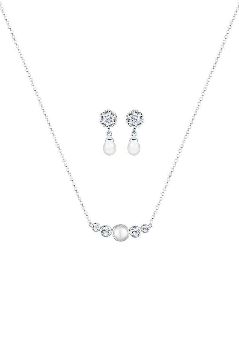 Ivory and Co Tiara di cristalli d'oro e perle d'acqua dolce Embrace