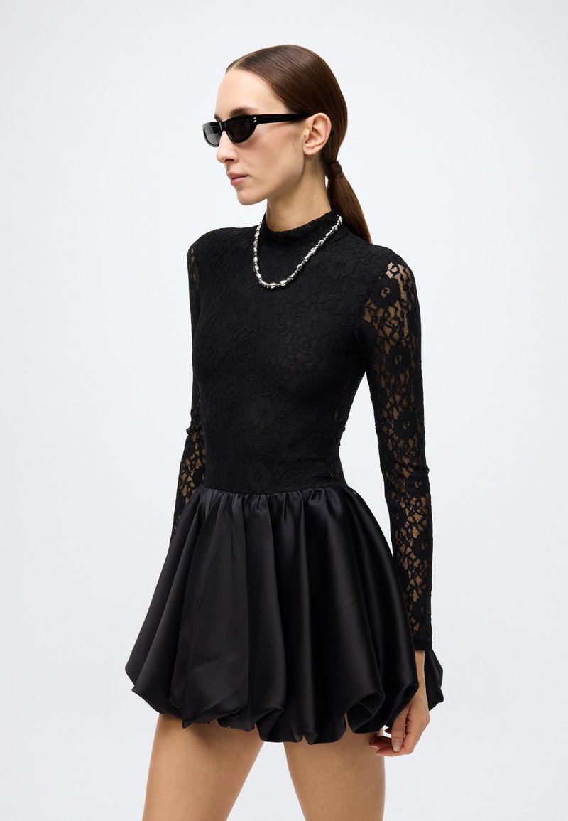 Bardot YANA LACE SATIN MINI DRESS - Cocktail dress / Party dress - black -  Zalando.ie