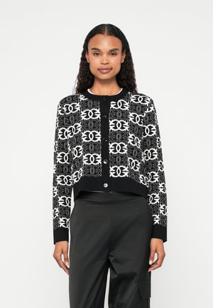 FOUND SOMEONE CARDIGAN - Cardigan - nero/bianco