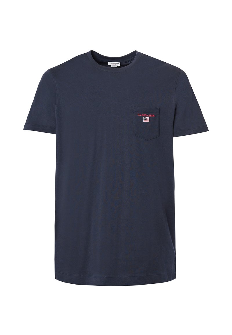 U.S. Polo Assn. T-shirt basic blauw U.S. Polo Assn. T-shirt basic blauw