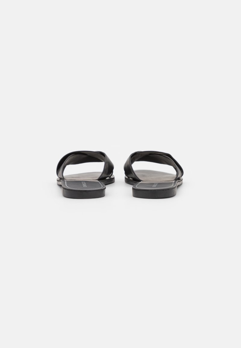 Damen Flache Pantoletten | Even&Odd Pantolette flach black/schwarz - HF10833 Damen Flache Pantoletten | Even&Odd Pantolette flach black/schwarz - HF10833