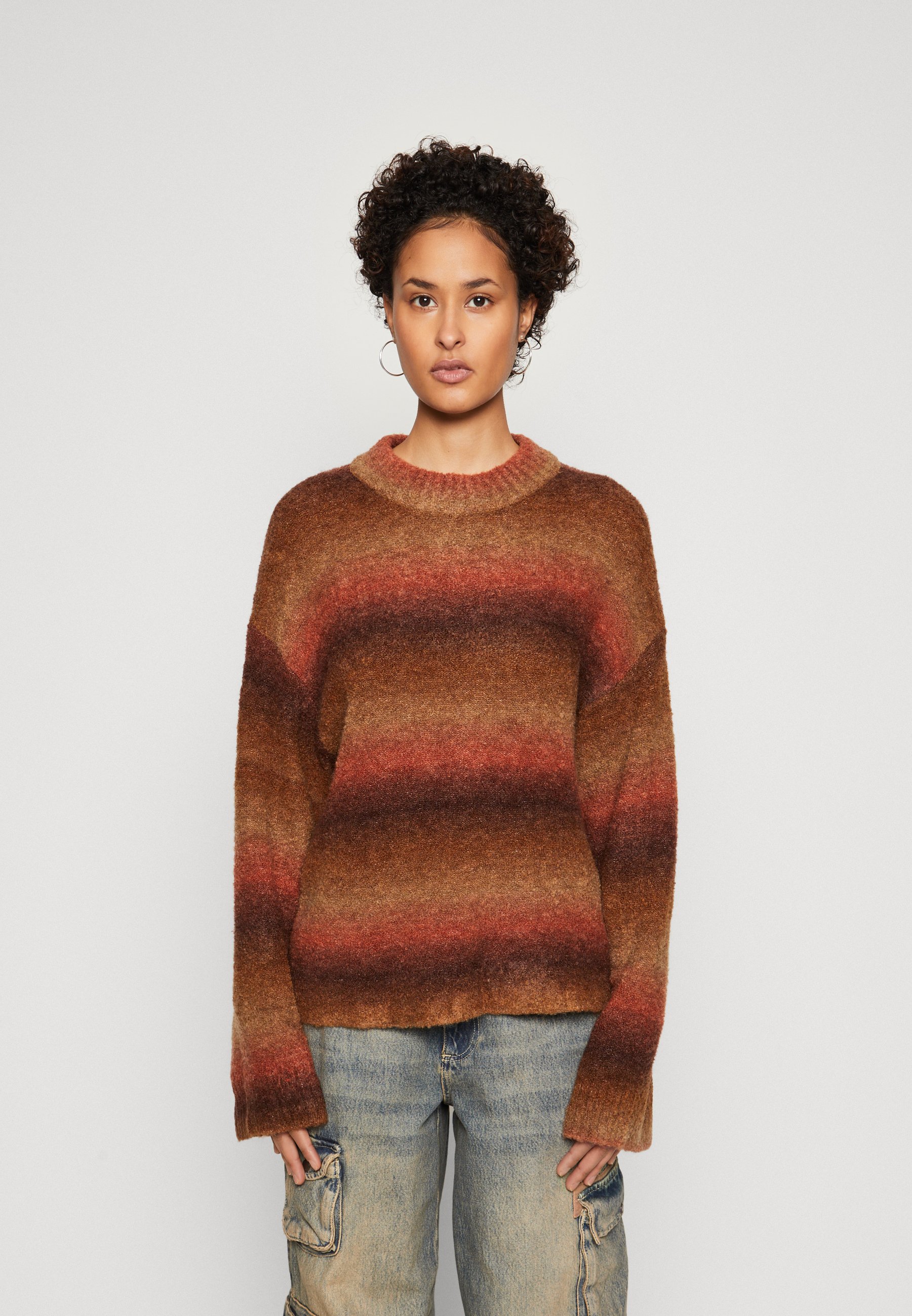 rust oversized sweater