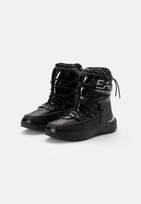 EA7 Emporio Armani LACES UNISEX - Botins de atacadores - black