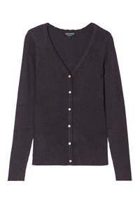 BONOBO Jeans ÖKOFREUNDLICHE MIT V-AUSSCHNITT - Strickjacke - gris foncé