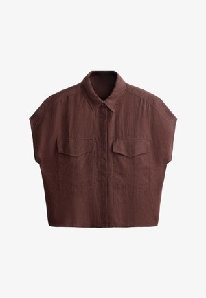 OYSHO, Chemisier - chocolate red