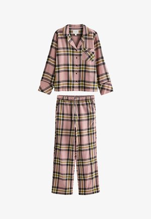 Next REGULAR FIT SET - Pyžamo - pink check