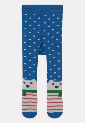 CHRISTMAS BEAR UNISEX - Tights - multi-coloured