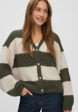 Vero Moda, VMMAYBE LS V-NECK BUTTON CARDIGAN NOOS - Gilet - forest night