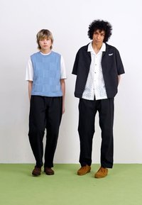 Service Works DRILL PART TIMER UNISEX - Παντελόνι - black