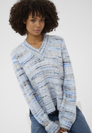 CUBILO PULLOVER - Pullover - blue multi