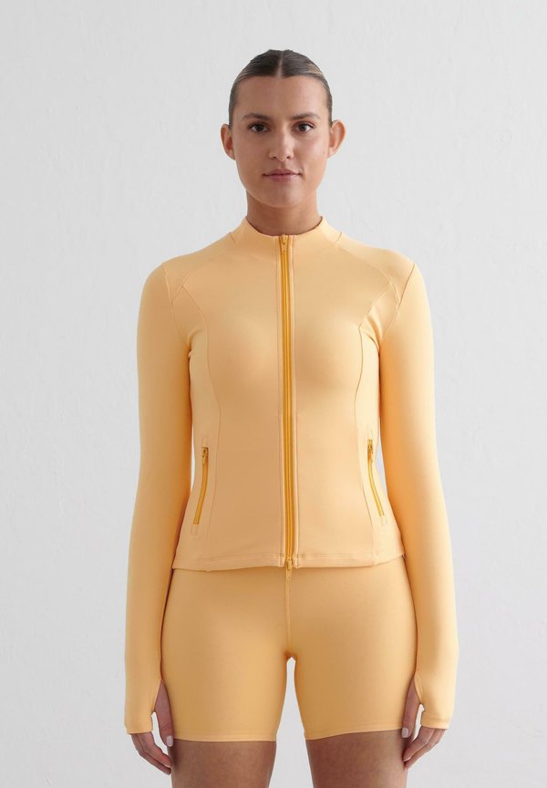 Strickjacke - orange