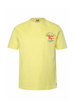 JP1880, T-SHIRT, SHORT SLEEVE, CHEST PRINT, UP TO 8XL - T-shirt print - lemon yellow