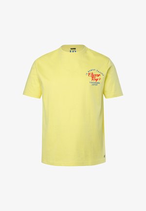 JP1880, T-SHIRT, SHORT SLEEVE, CHEST PRINT, UP TO 8XL - T-shirt print - lemon yellow