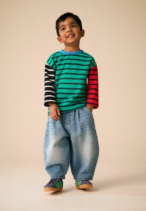Next, REGULAR FIT - WIDE BARREL JEANS . - Relaxed fit jeans - mid blue tint