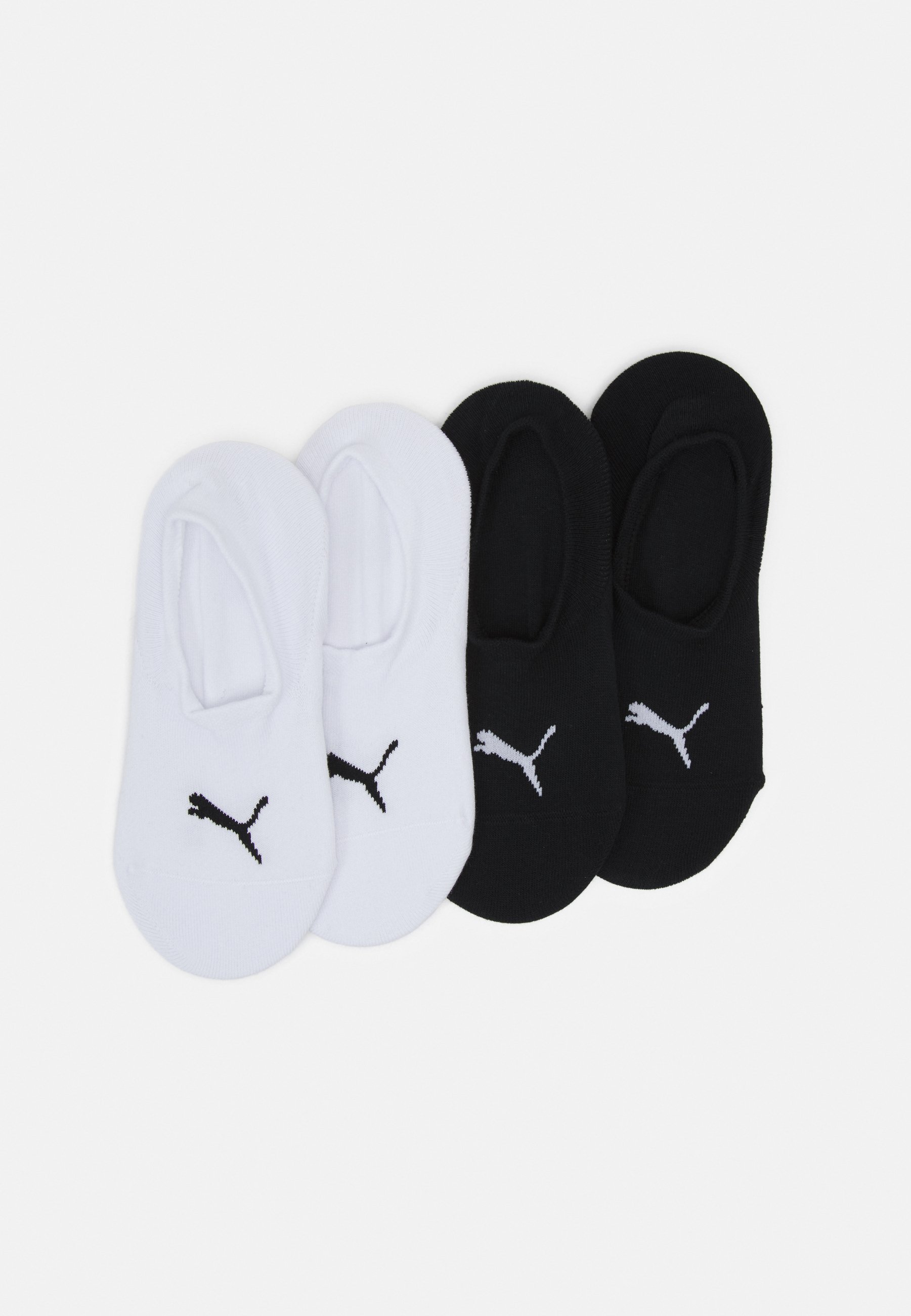 Puma FOOTIE HIGH CUT 4 PACK UNISEX - Calzini - black/nero - Zalando.it
