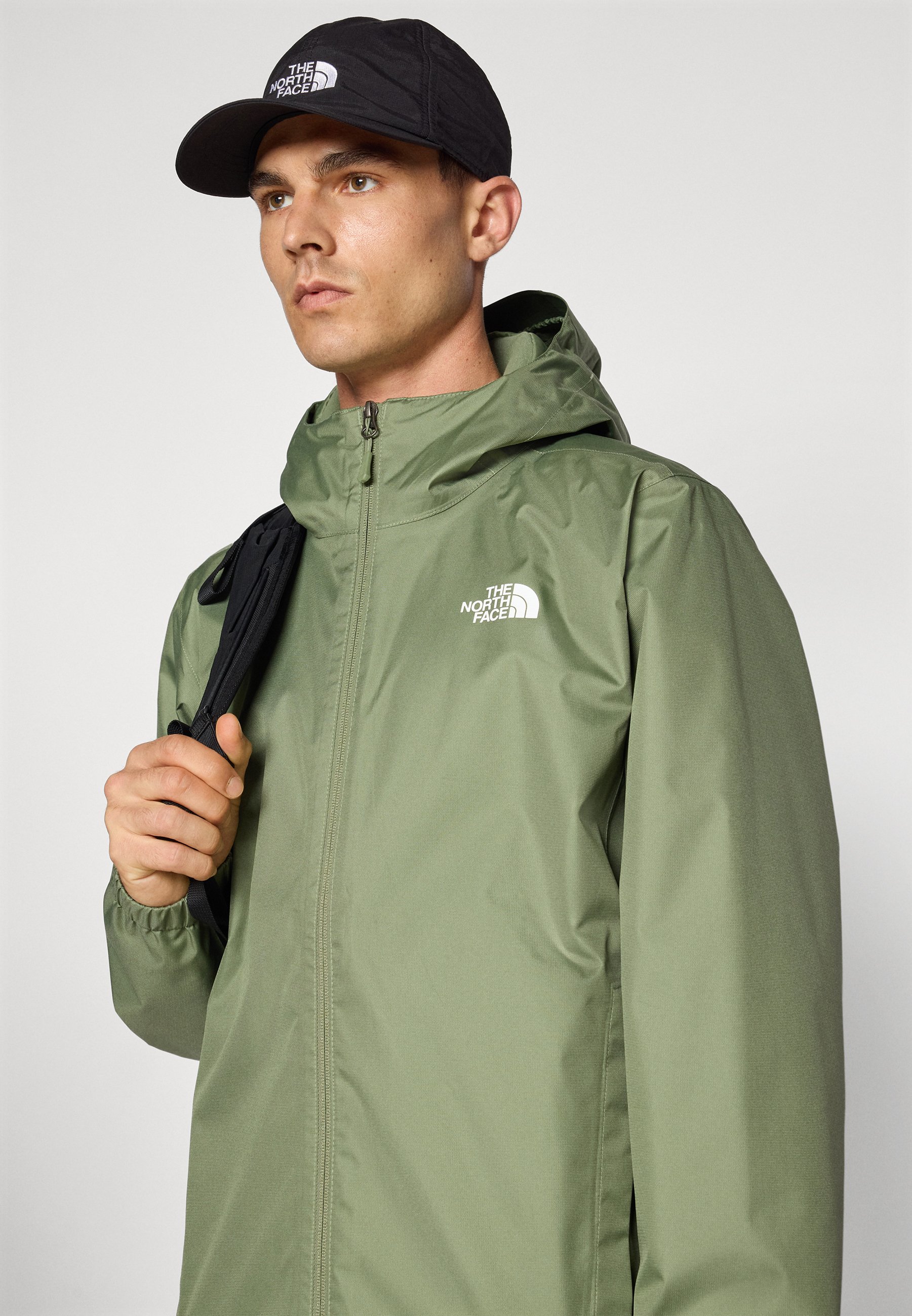 The North Face QUEST JACKET - Impermeable - bark mist/verde