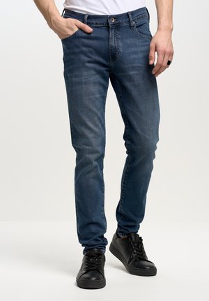 Big Star HOSE DERIC - Jeansy Slim Fit - marine