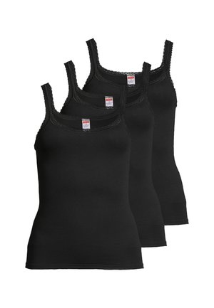 3ER PACK - Maglietta intima - schwarz