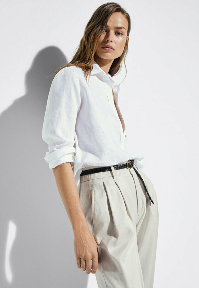 Massimo Dutti Chinos - beige - Zalando.de