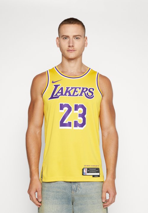 Nike NBA Los Angeles Lakers Icon Edition LeBron James 2022/23 Jersey Amarillo — foto 4