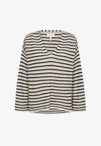 Unselected, navy natural stripe