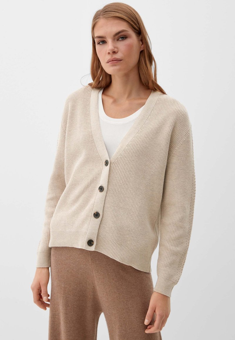 s.Oliver Strickjacke - beige melange